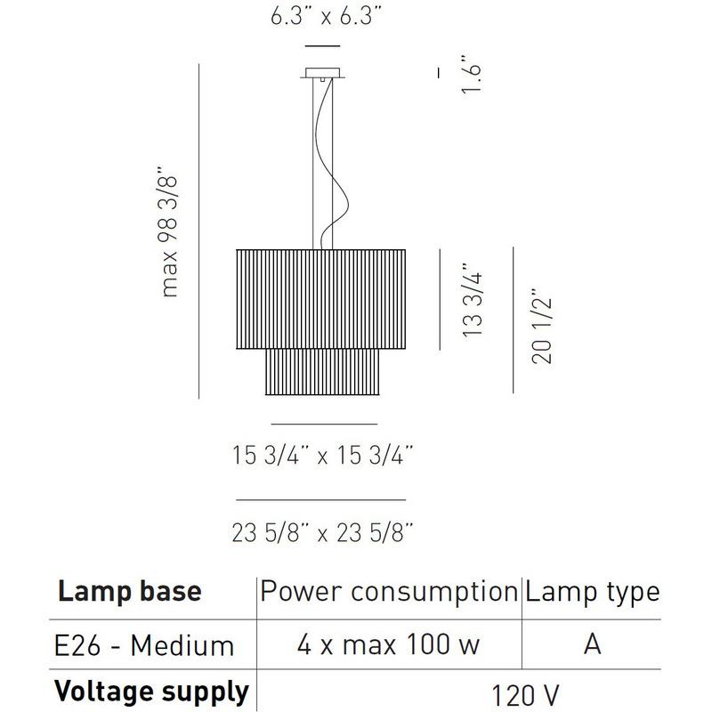 Clavius Double Tier Pendant Light