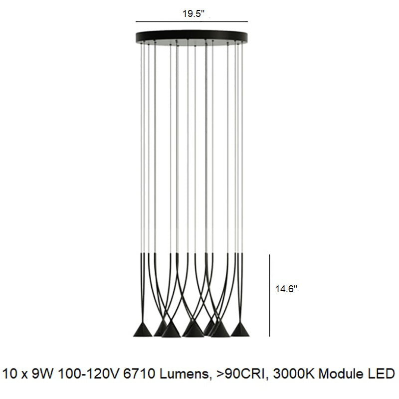 Jewel Round Pendant Light