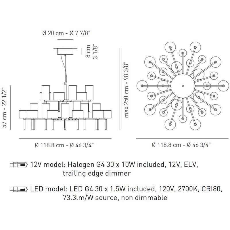 Spillray Chandelier Light