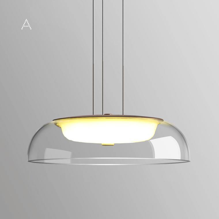 Aura Minimal Glass Pendant Light
