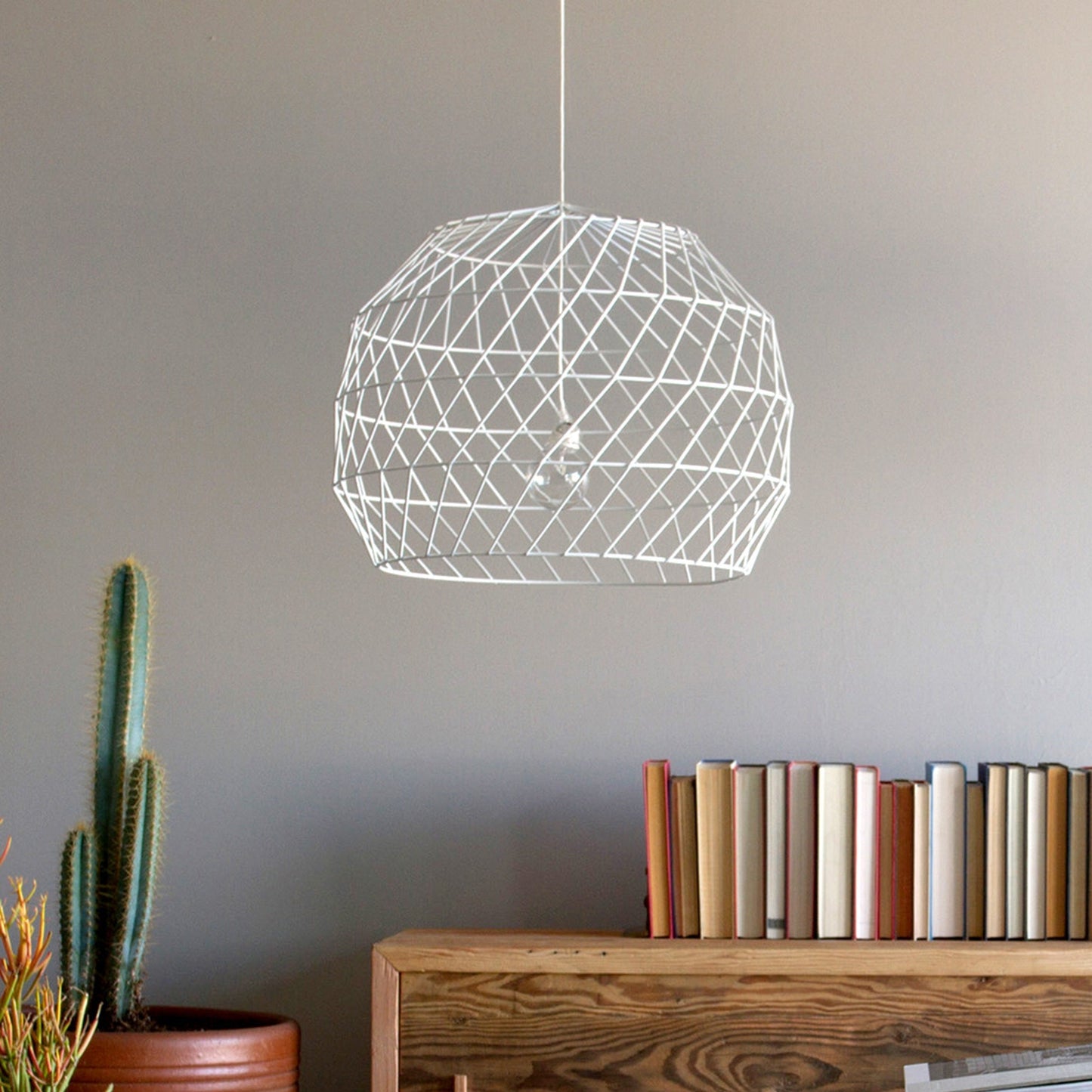 1-Light Geometric Array Pendant Light