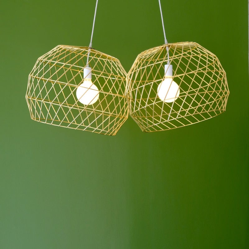 1-Light Geometric Array Pendant Light