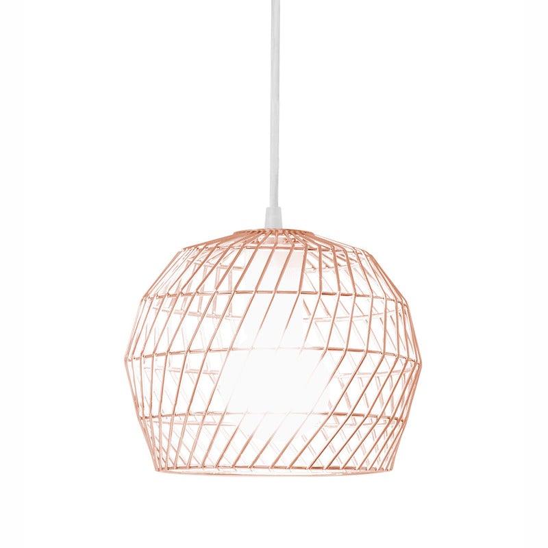 1-Light Geometric Mini Pendant Light