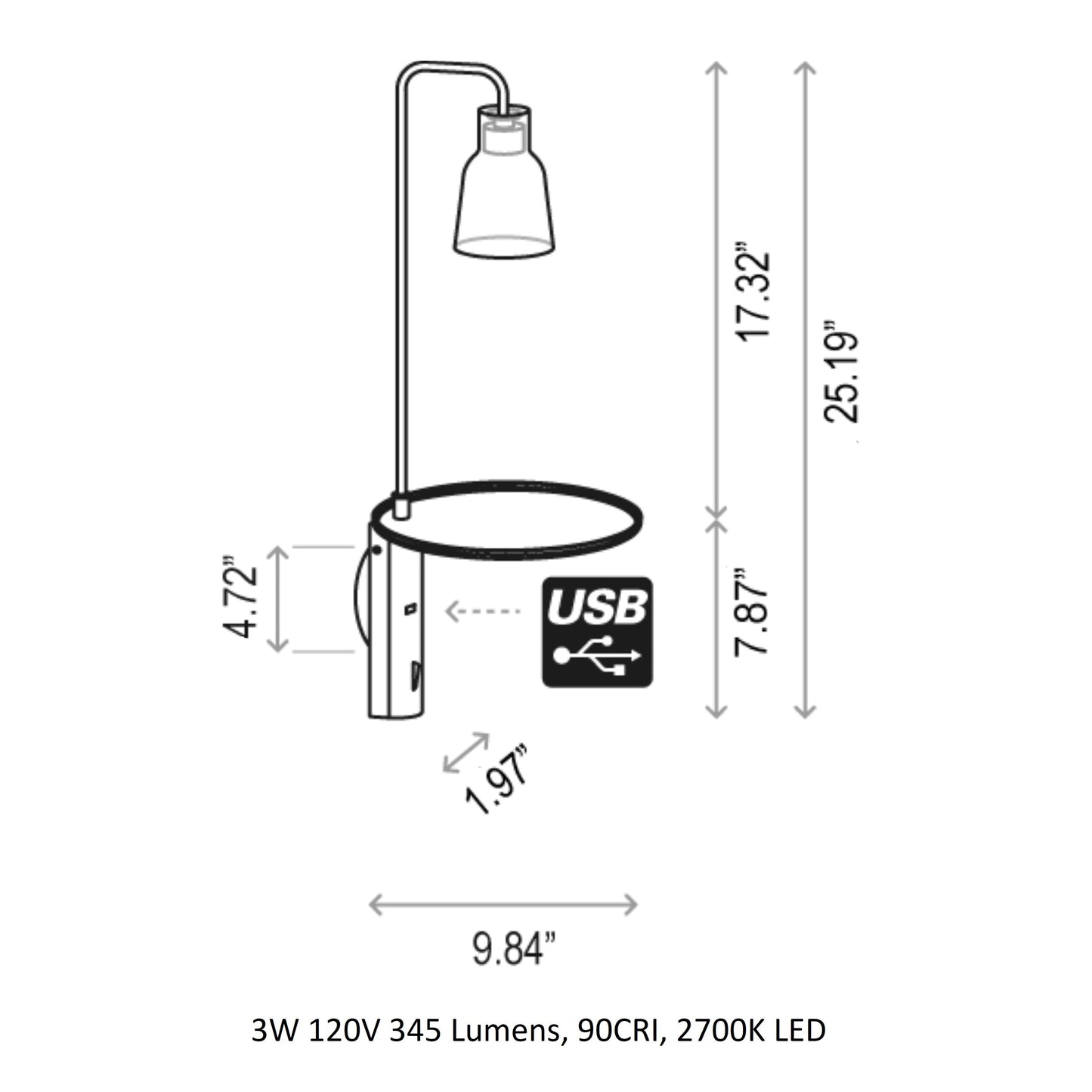 Drip A/03 Wall Sconce