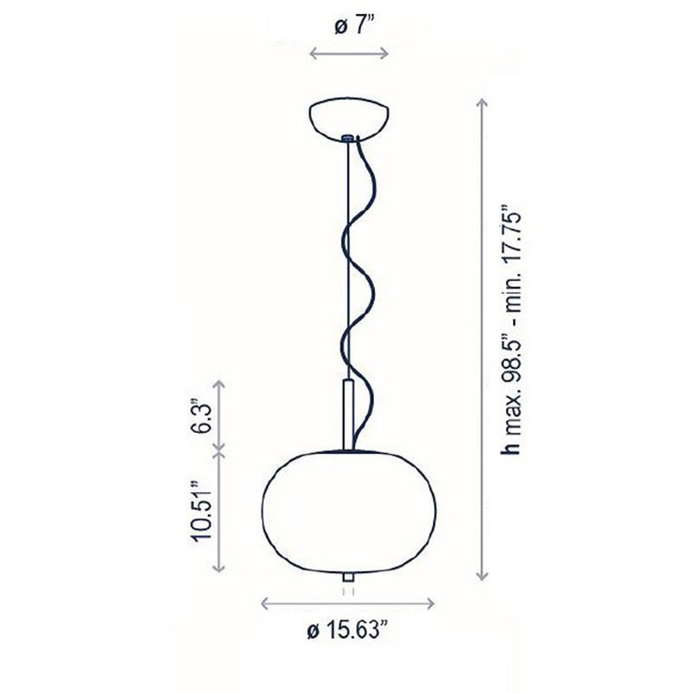 Ilargi Single Pendant Light