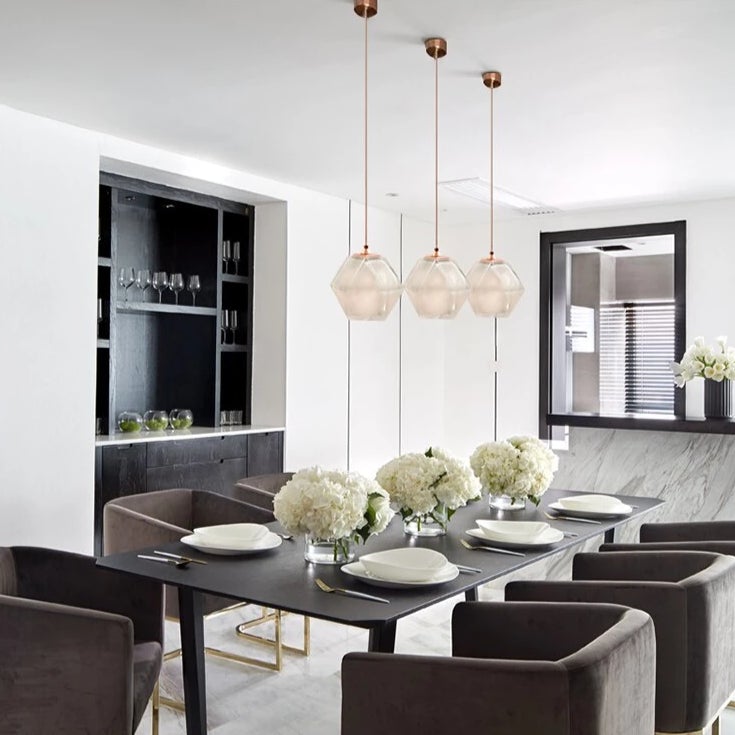 Eula Glass Minimal Pendant Light