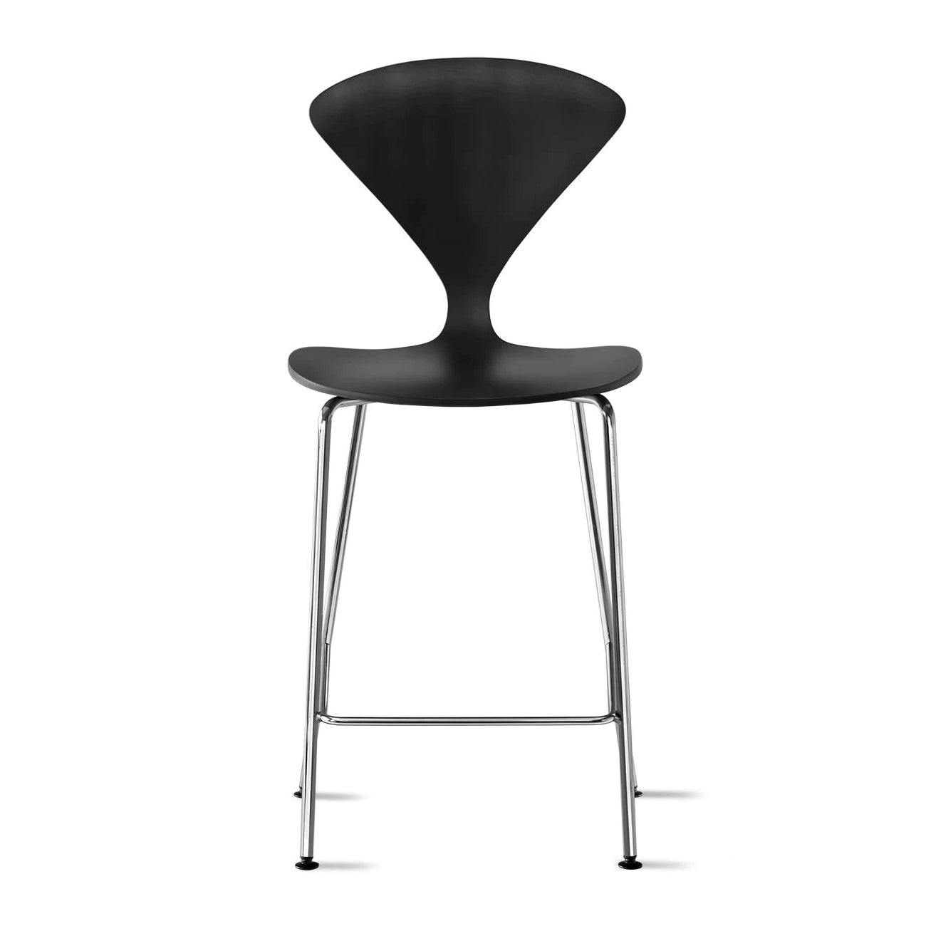 Bar Stool with Chrome Base