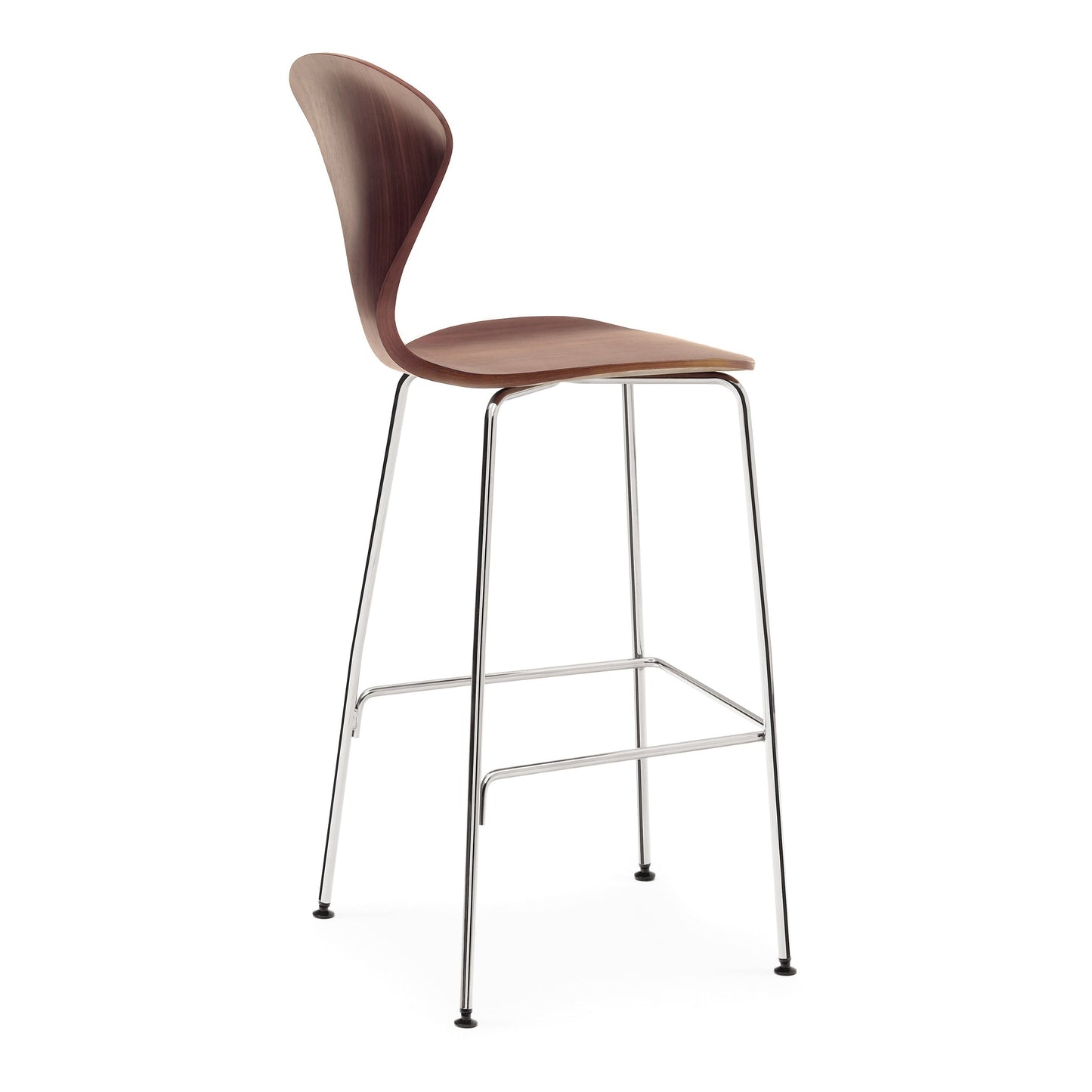 Bar Stool with Chrome Base