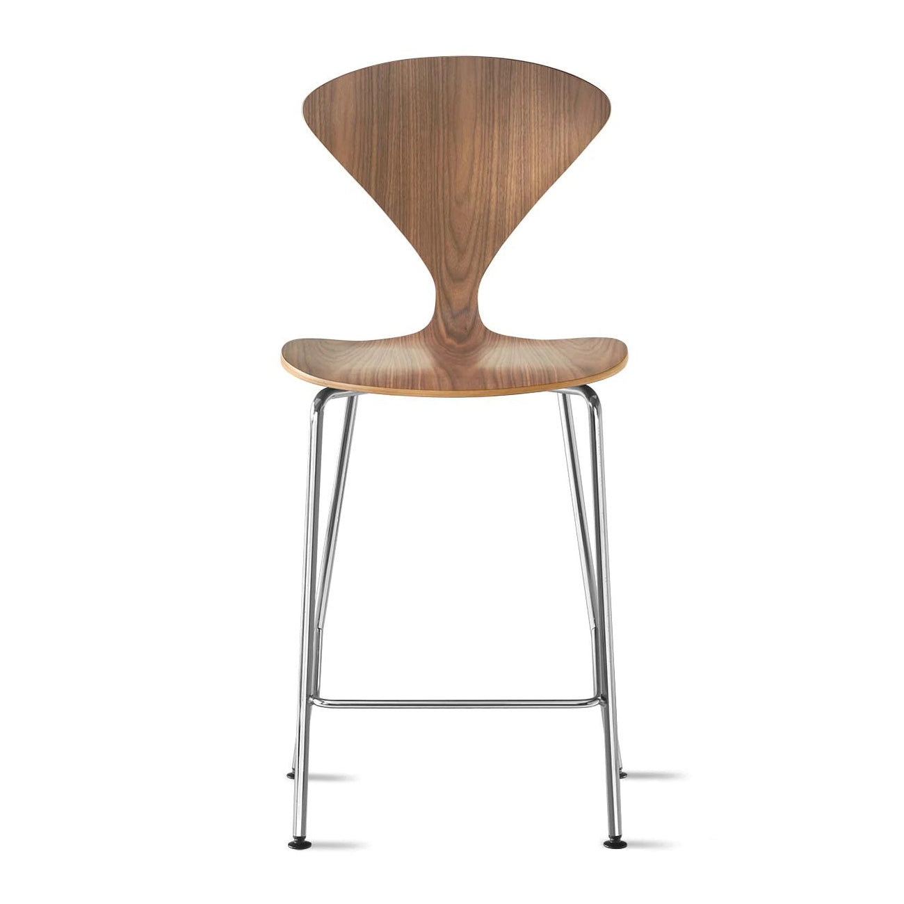 Bar Stool with Chrome Base