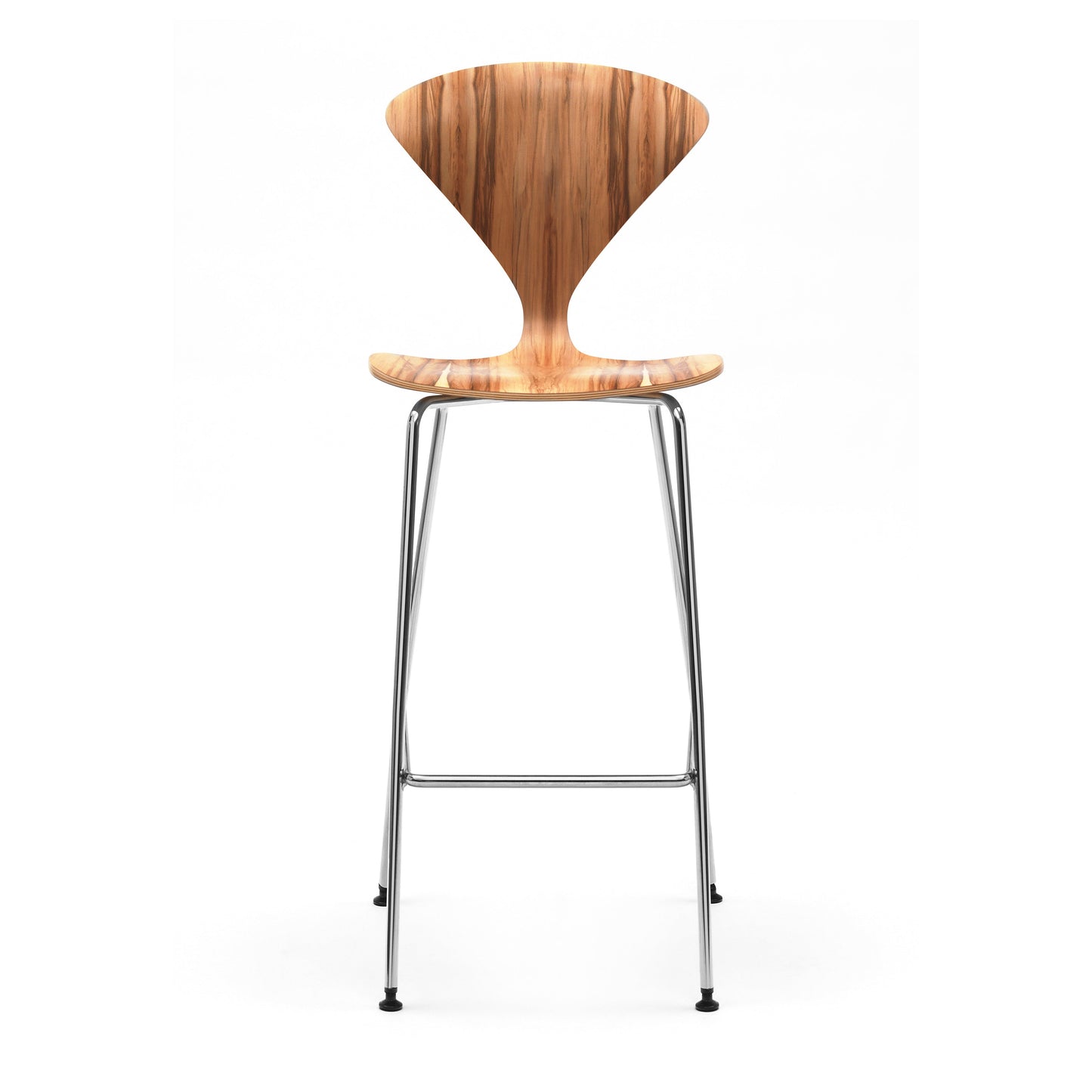 Bar Stool with Chrome Base