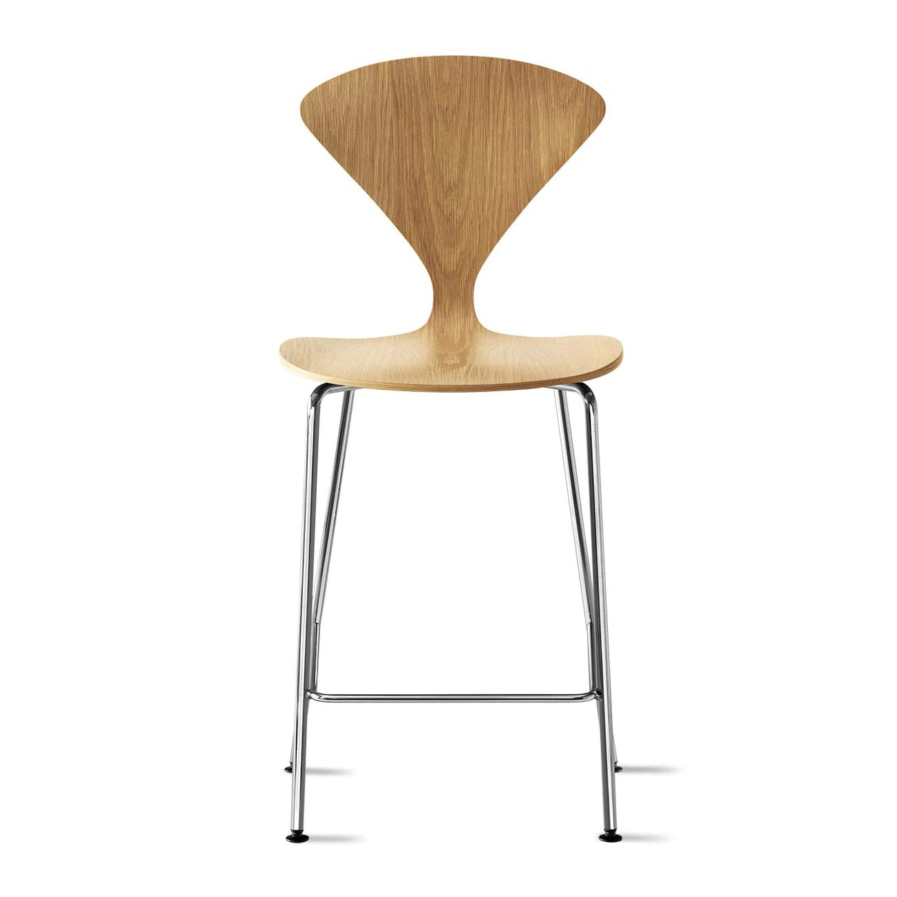 Bar Stool with Chrome Base