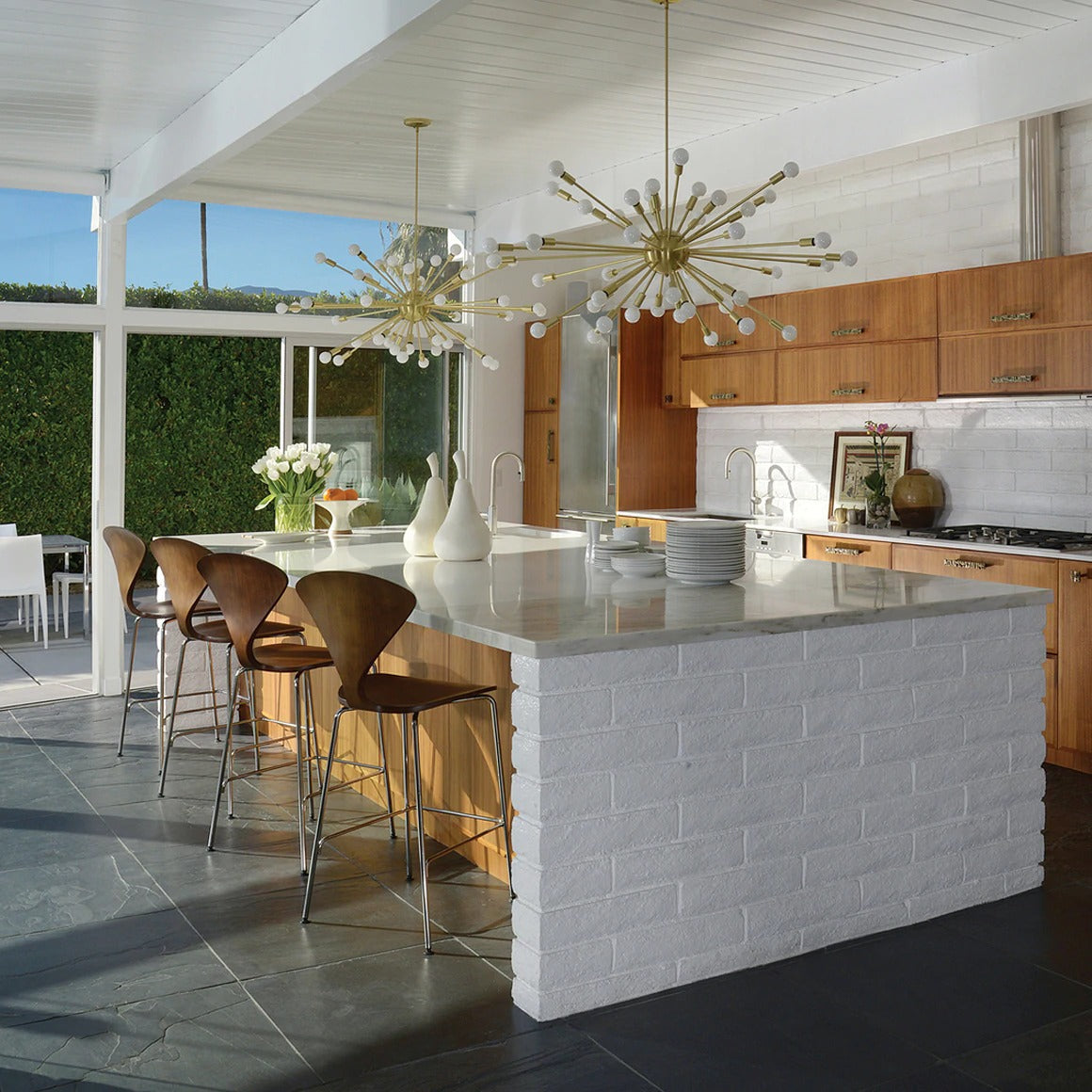 Bar Stool with Chrome Base