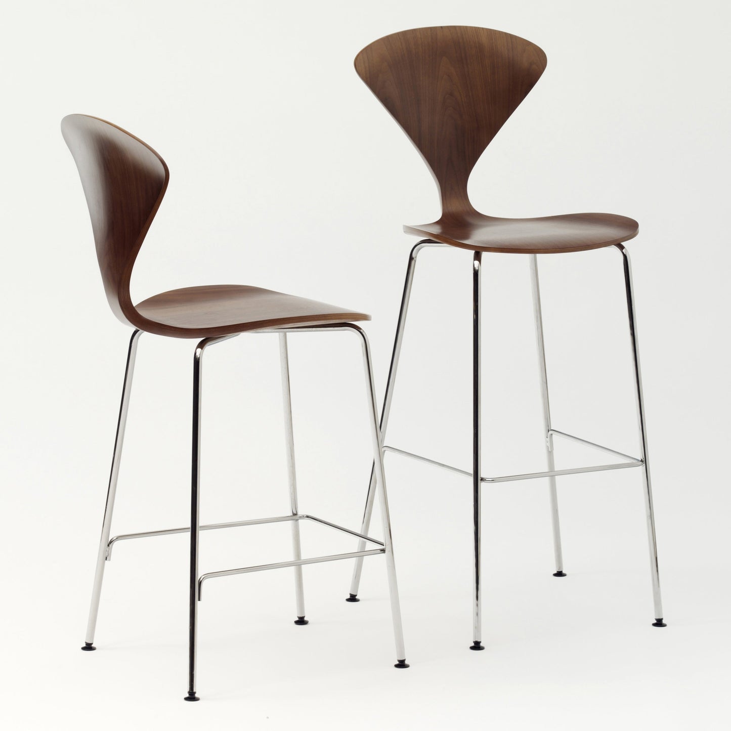 Bar Stool with Chrome Base