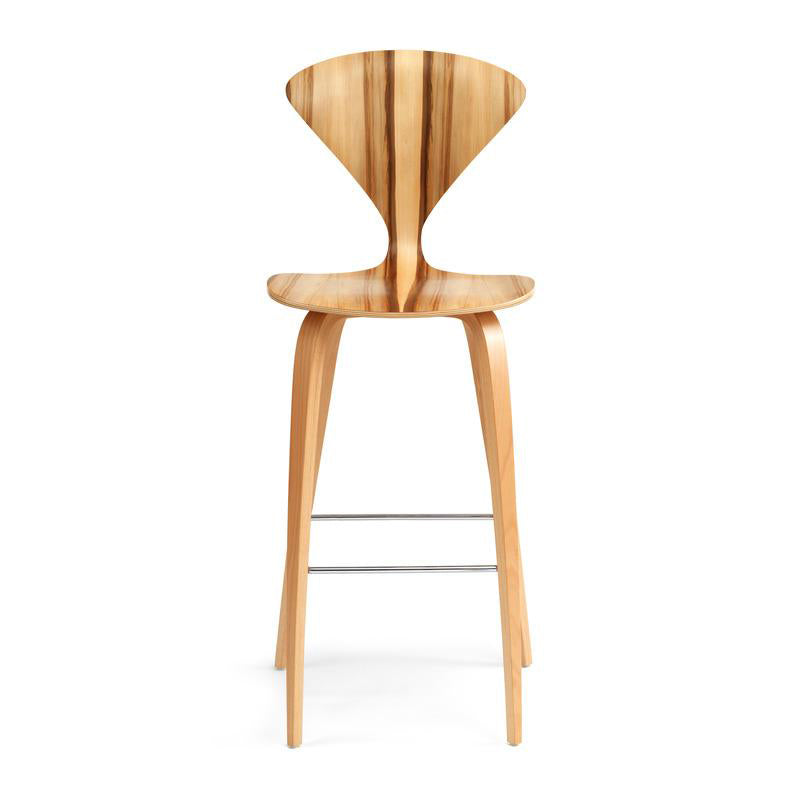 Bar Stool with Wood Base