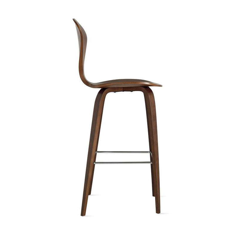 Bar Stool with Wood Base