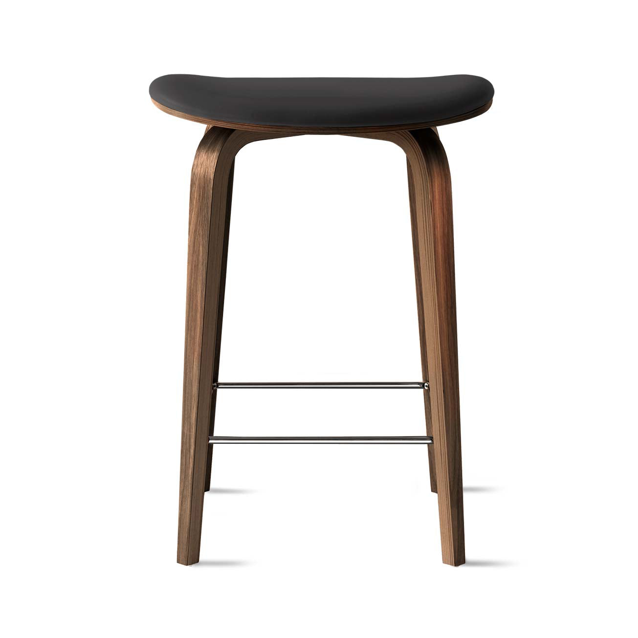 Under Counter Upholstered Wood Stool