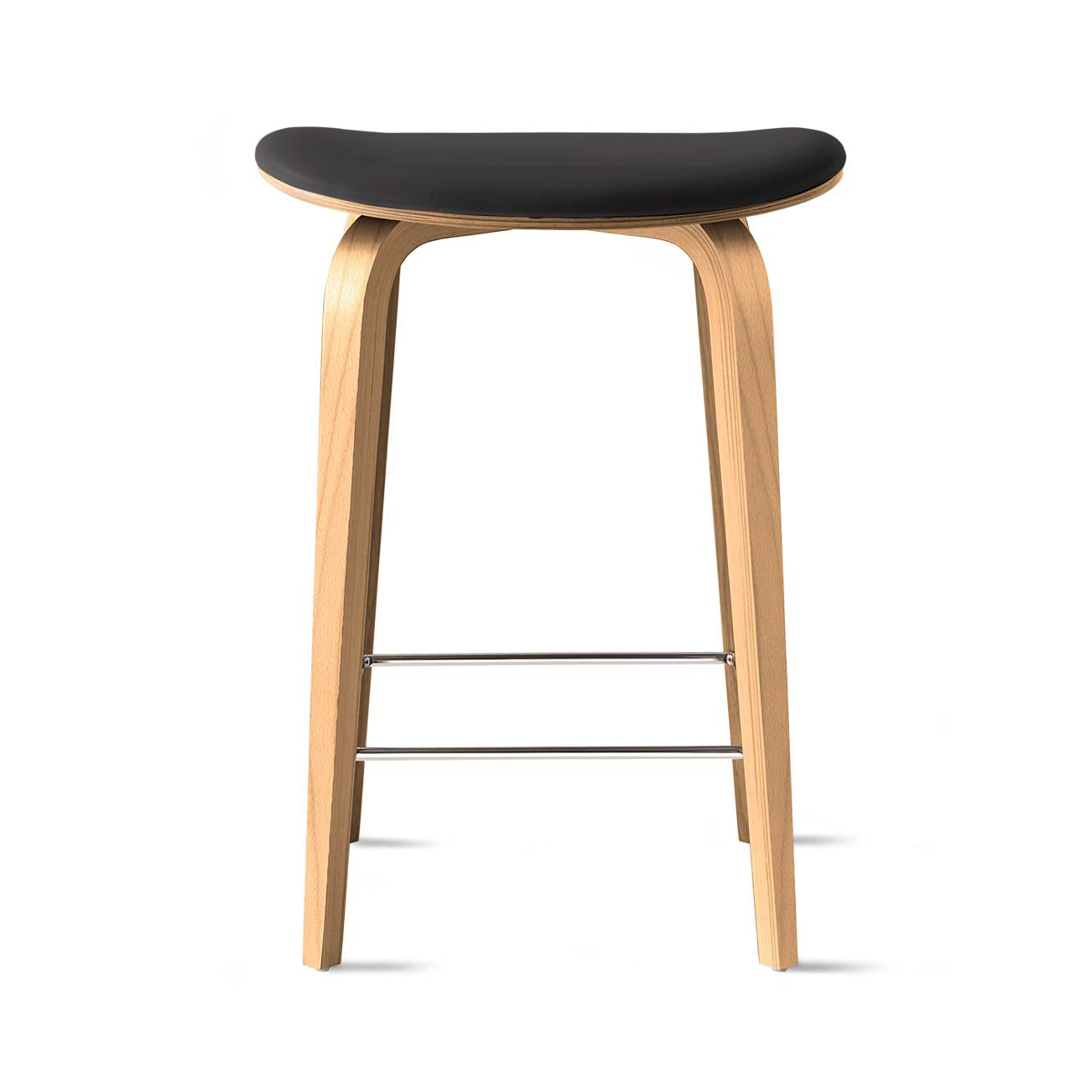 Under Counter Upholstered Wood Stool