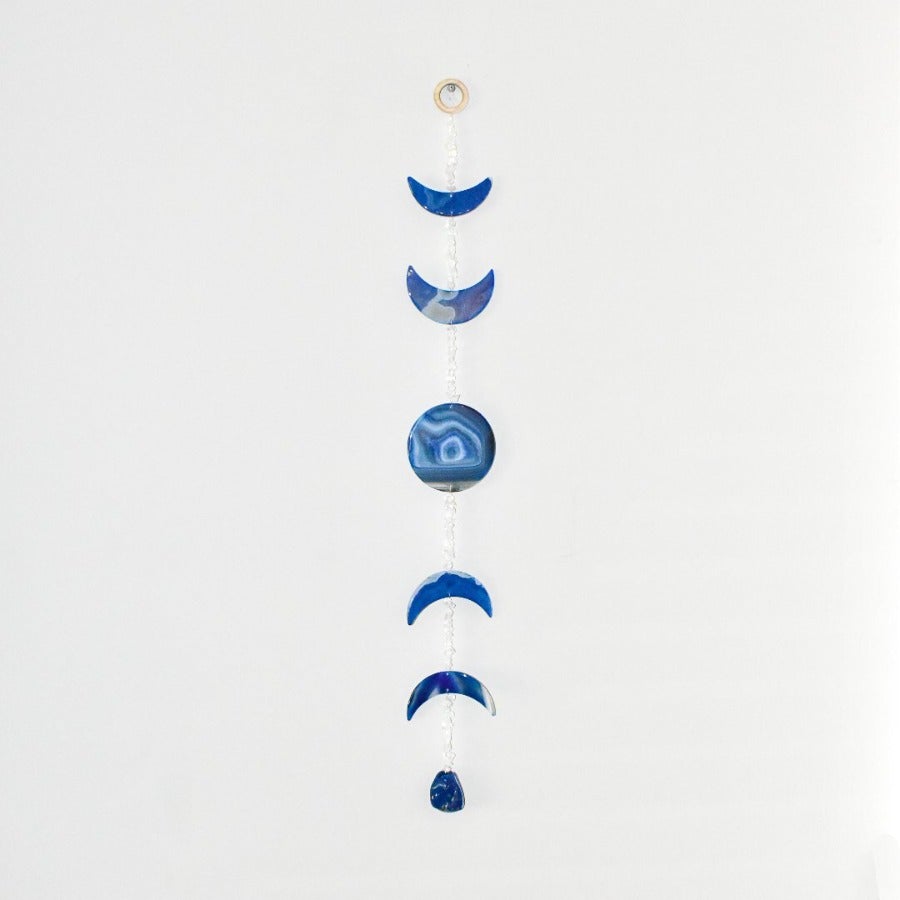 Agate Moon Phase Wall Hanging - Novus Decor Wall Decor
