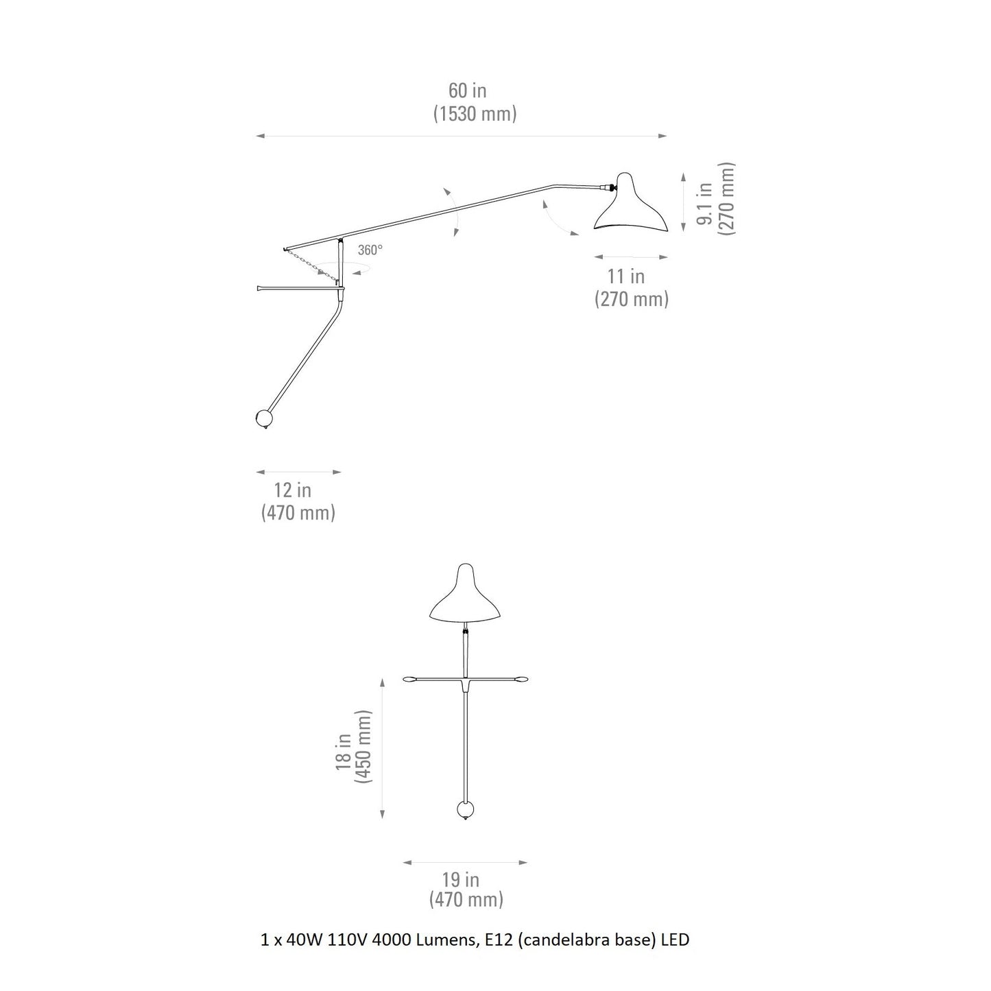 Mantis BS2 Wall Sconce