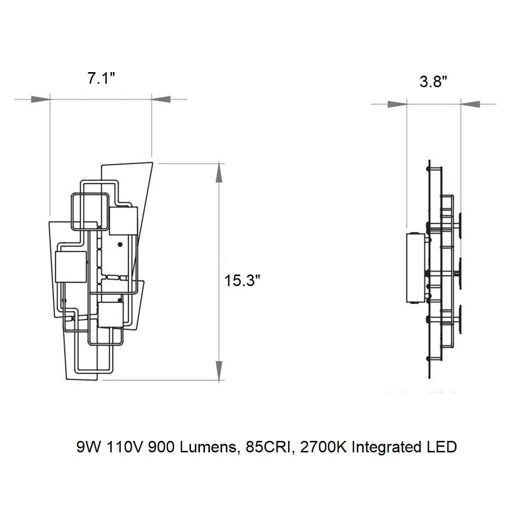 Map 2 Wall Sconce