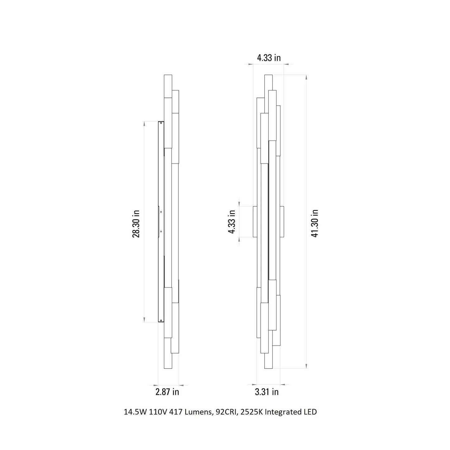 Org Wall Sconce