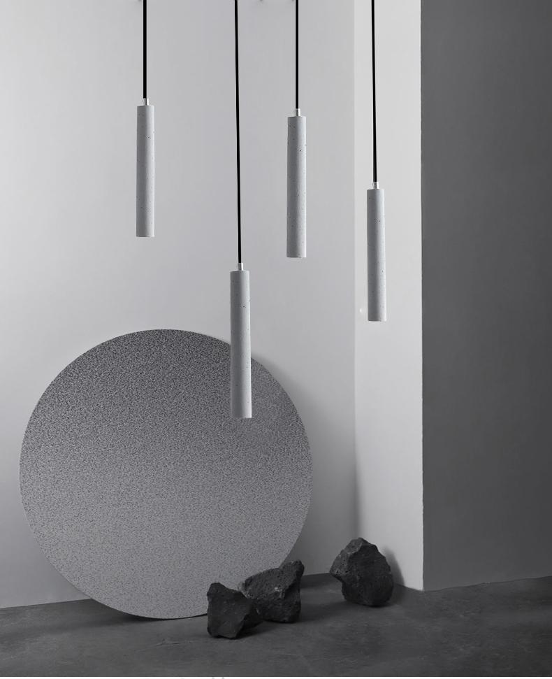 Raum Cement Minimal Pendant Light