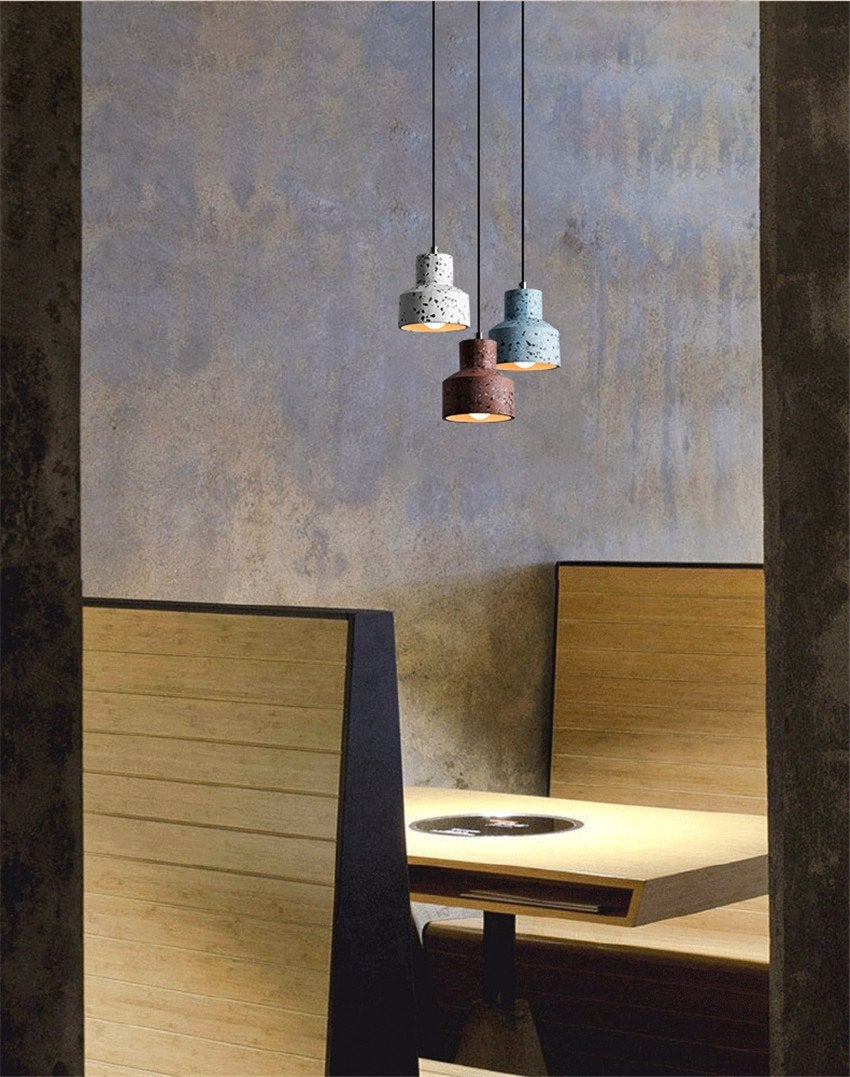 Kaja Cement Textured Pendant Light