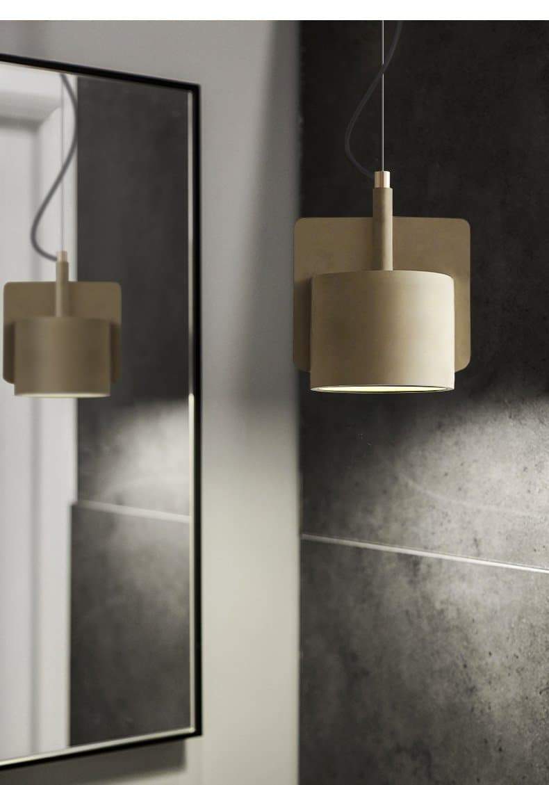 Runa Cement Industrial Pendant Light