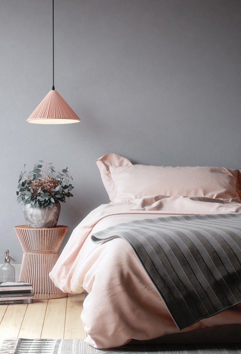Signy Cone Pleated Pendant Light