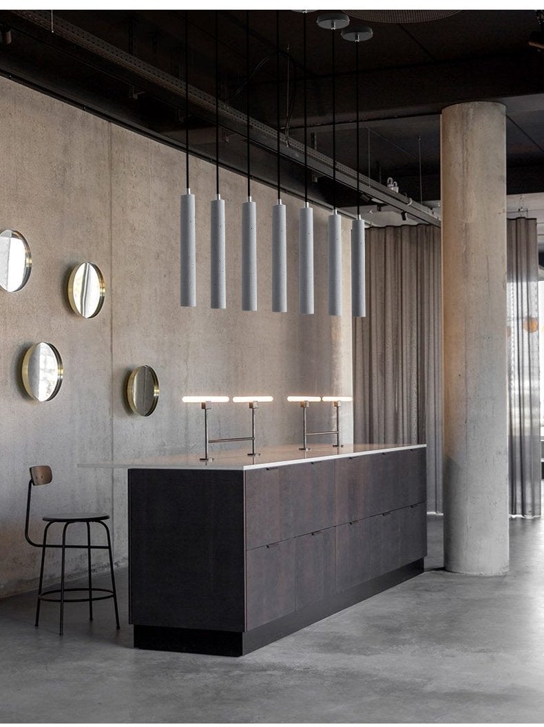 Raum Cement Minimal Pendant Light