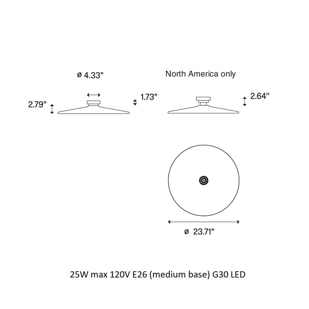 Vinyl Wall / Ceiling Light