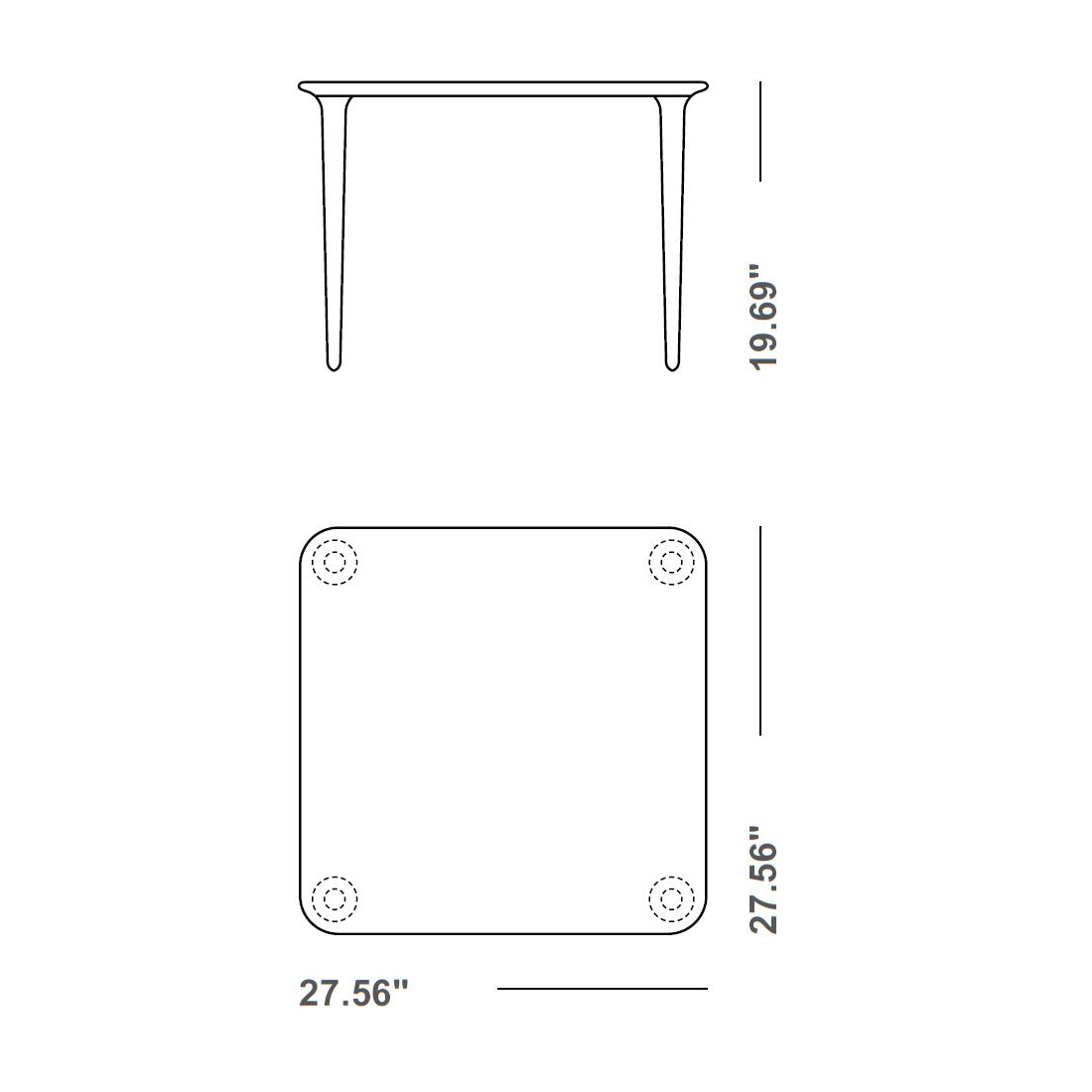 Evja Square Coffee Table