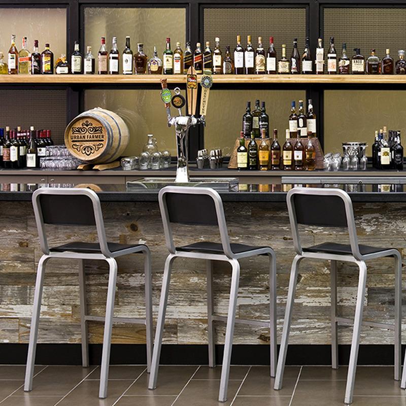 1951 Stool with Metal Seat