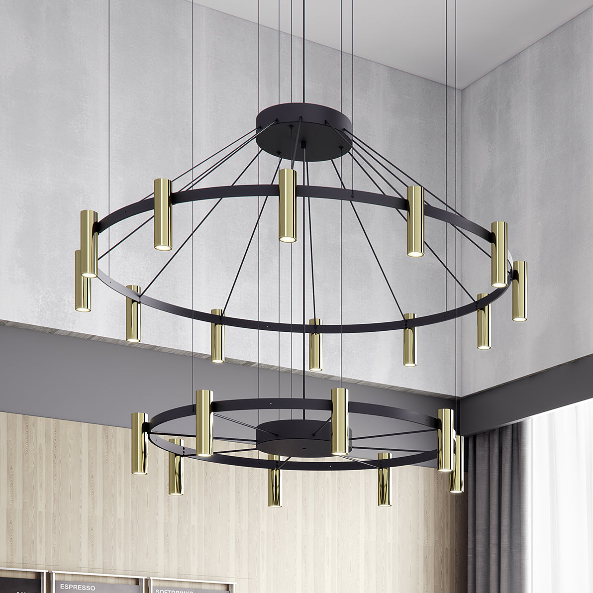 Laverd R11S.1S1M Round Pendant Light
