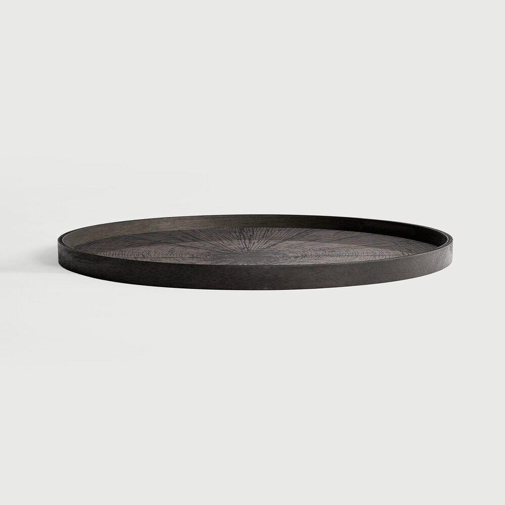Large Tray Round Coffee Table Set