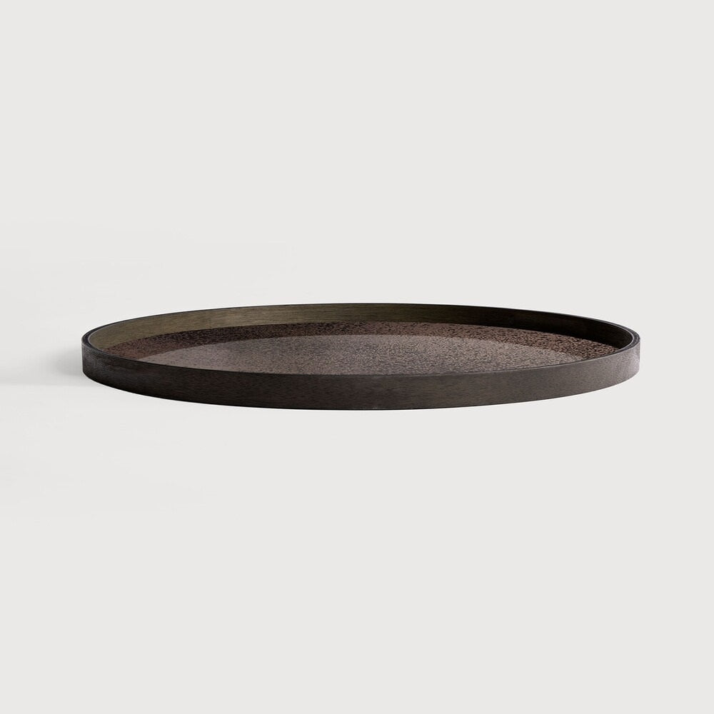 Large Tray Round Coffee Table Set
