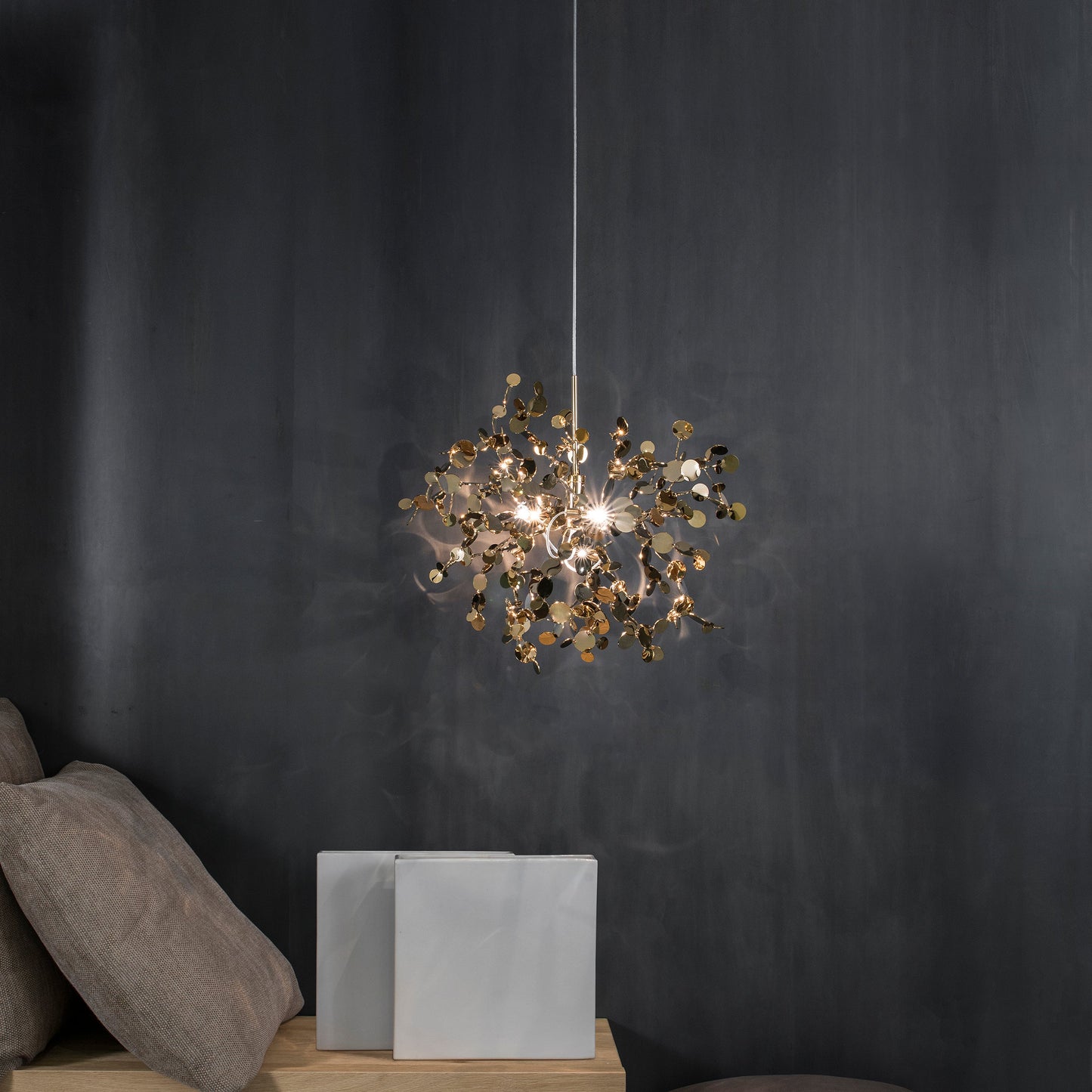 Argent Mini Pendant Light with Disc