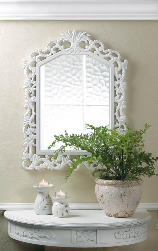 Fleur-De-Lis Wall Mirror - Novus Decor Wall Decor