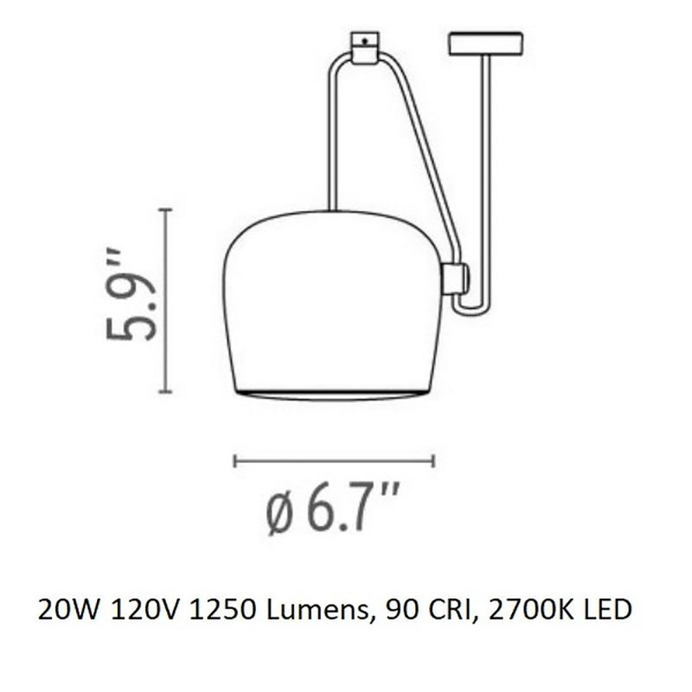 Aim Small Single Pendant Light