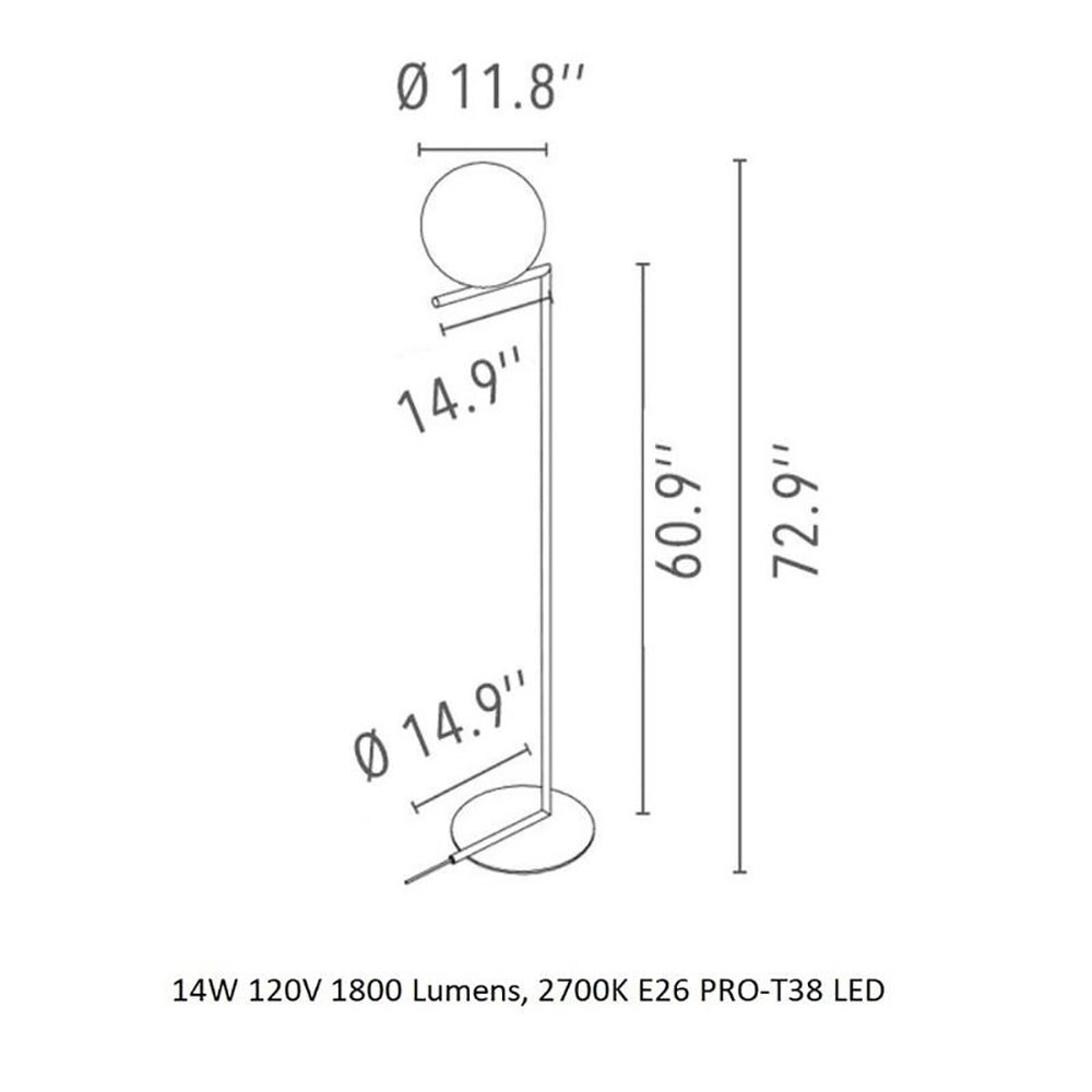 IC Outdoor Floor Lamp