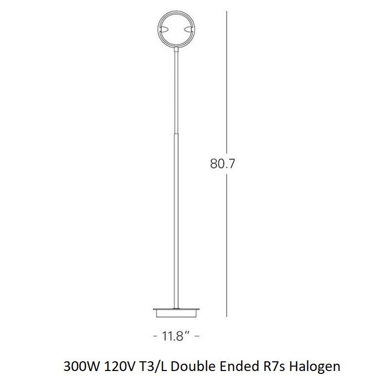 Nobi Large Floor Lamp with Reflector - OPEN BOX