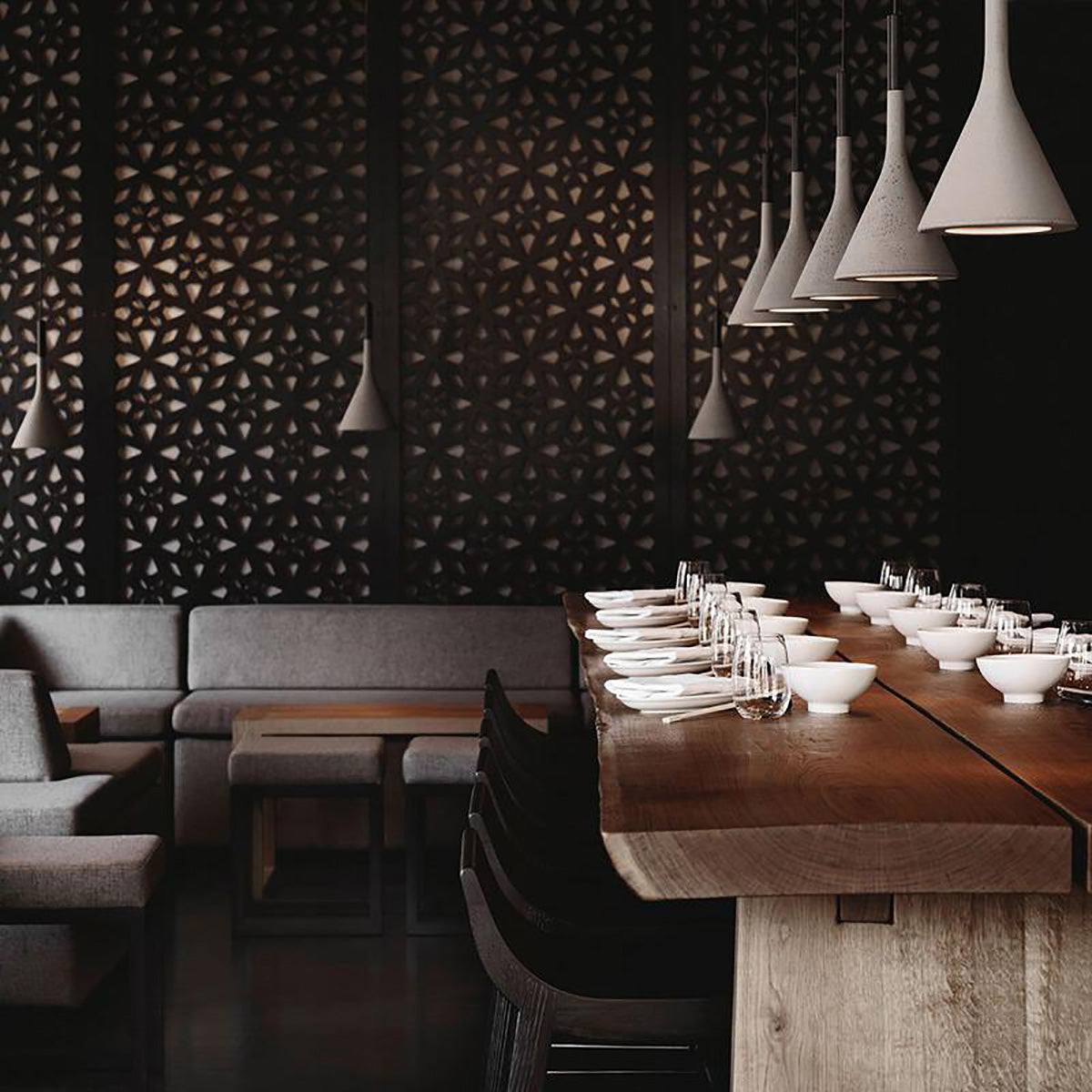 Aplomb Long Linear Multi Light LED Pendant Light