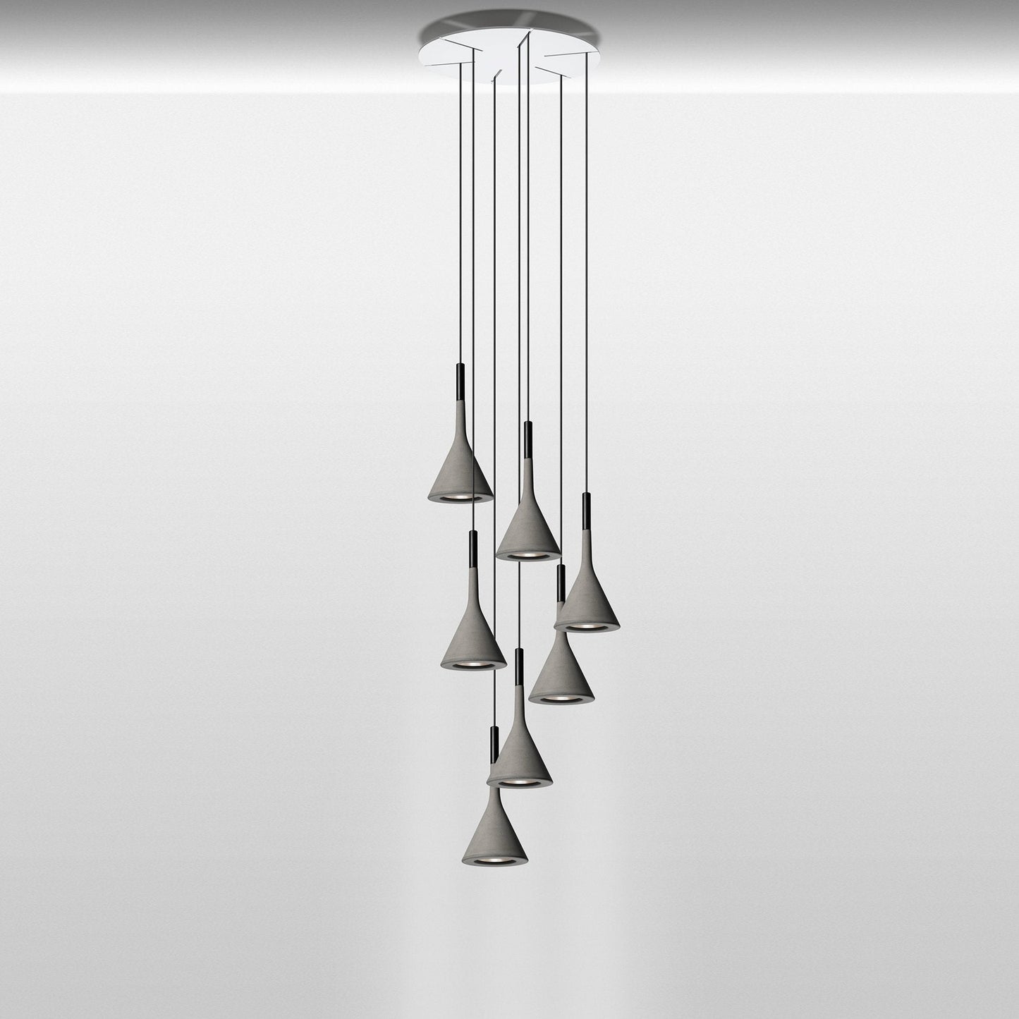 Aplomb Round LED Multi Light Pendant Light