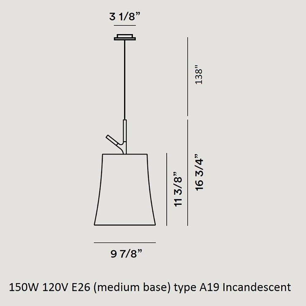 Birdie Pendant Light