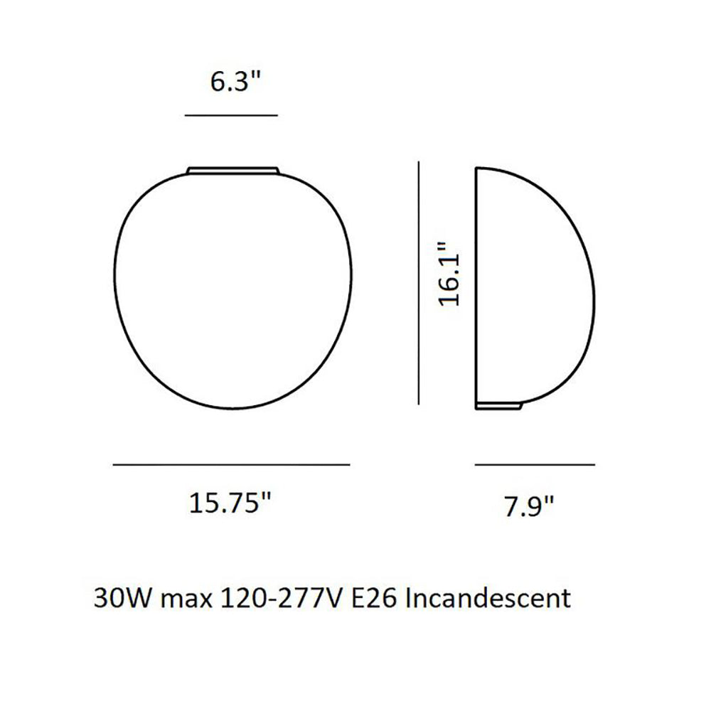 Rituals XL Semi Wall Sconce