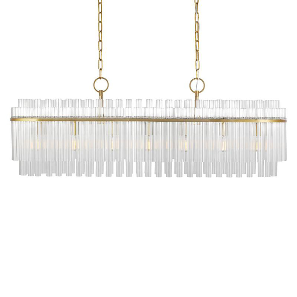 Chapman and Myers Beckett Linear Chandelier