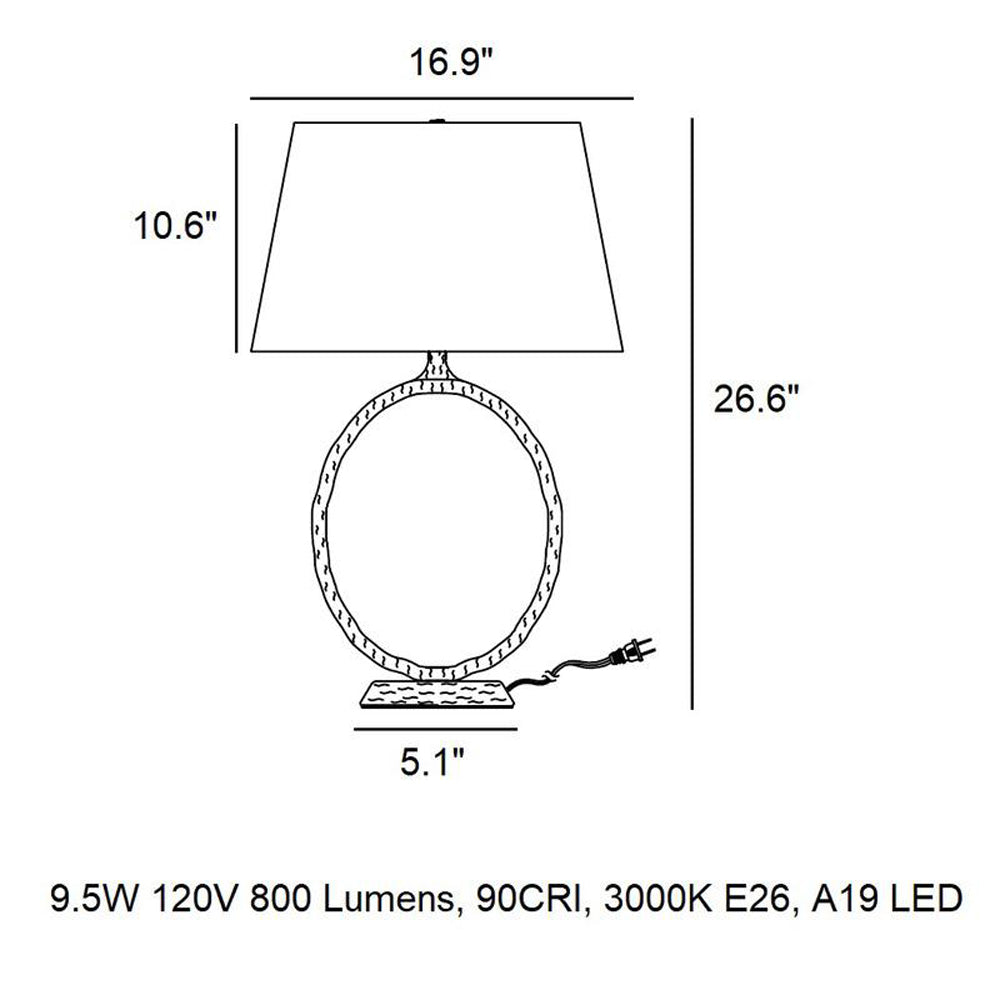 ED Ellen DeGeneres Indo Table Lamp