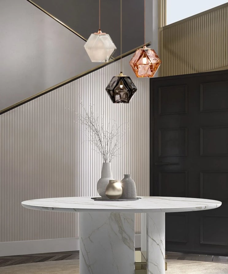 Eula Glass Minimal Pendant Light