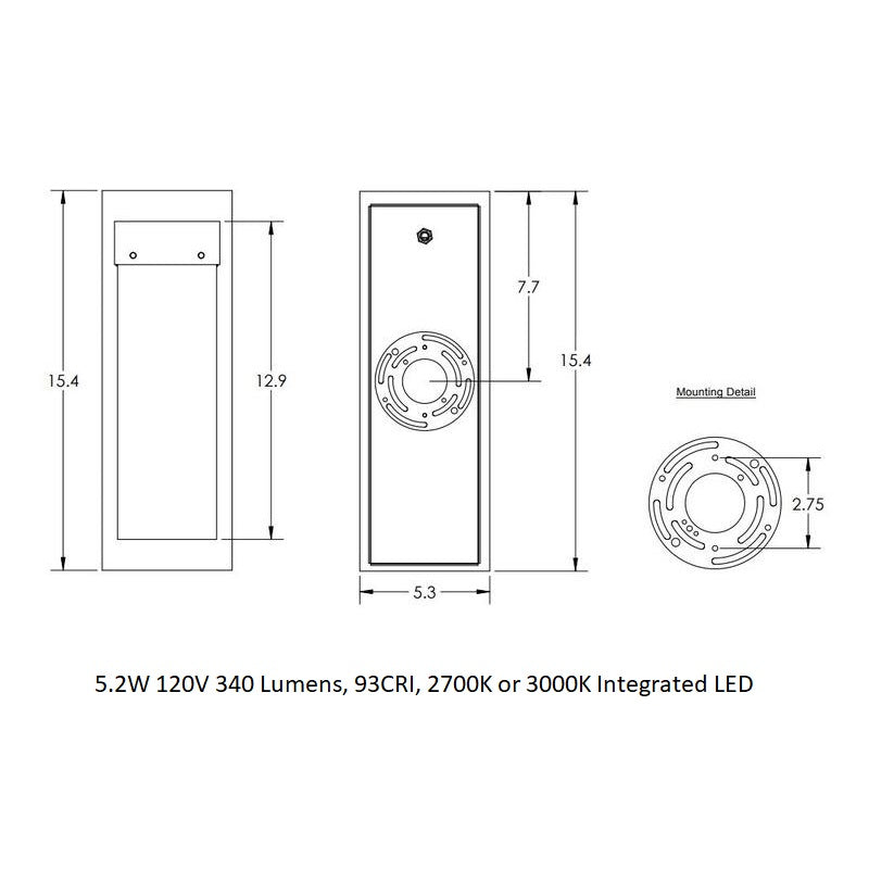 Parallel Wall Sconce