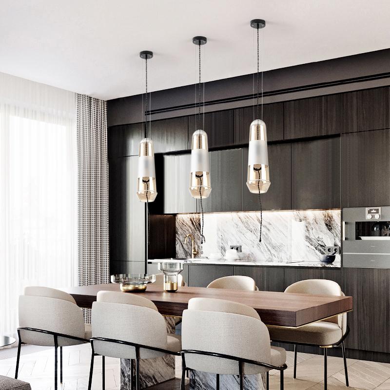 Olava Modern Glass Pendant Light